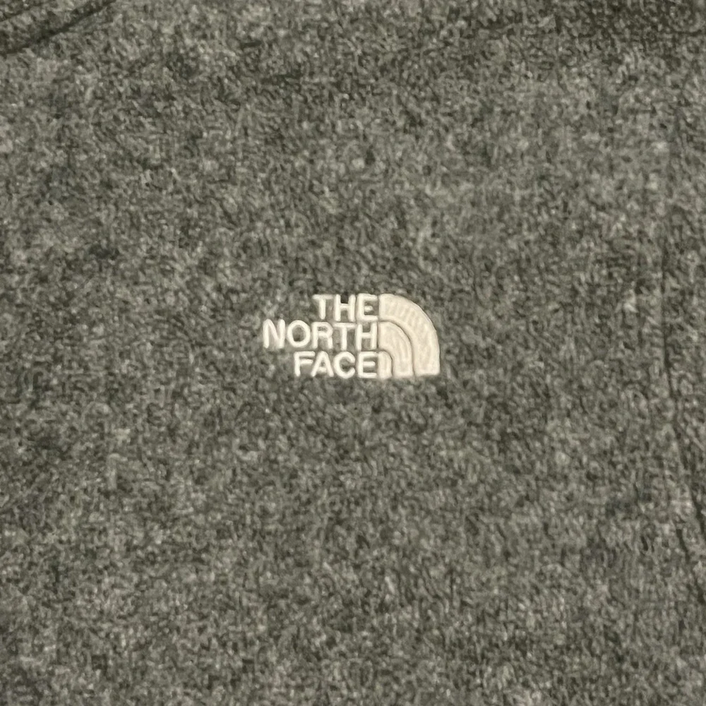 The North Face Jacket Men Large Gray 1/4 Zip Fleece Pullover Sweater Polartec